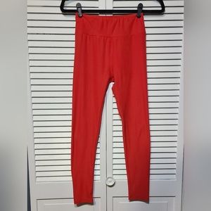 UEC Women's LulaRoe Light Red Leggings - OS (One Size)